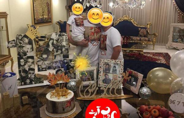 عکس سه نفره برای تولد