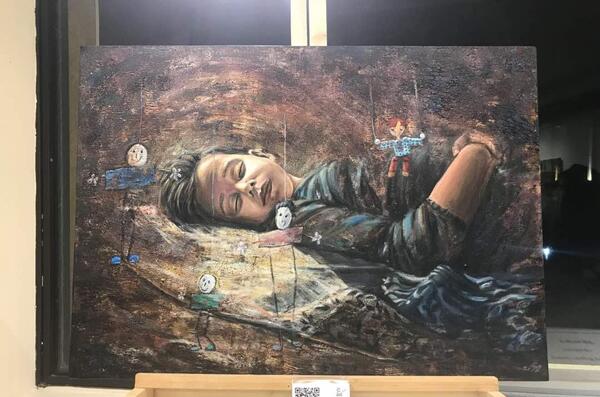 عکس نمایشگاه نقاشی مدرن