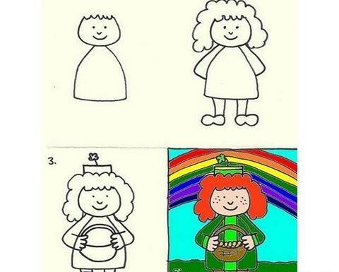 عکس نقاشی دخترانه هشت سال