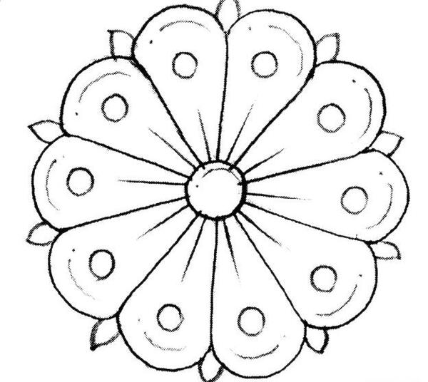 عکس نقاشی گل فرش