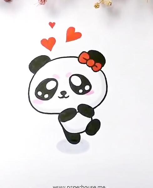 عکس نقاشی پاندا