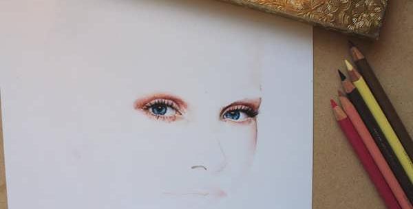 عکس طرح های نقاشی با مداد رنگی ساده