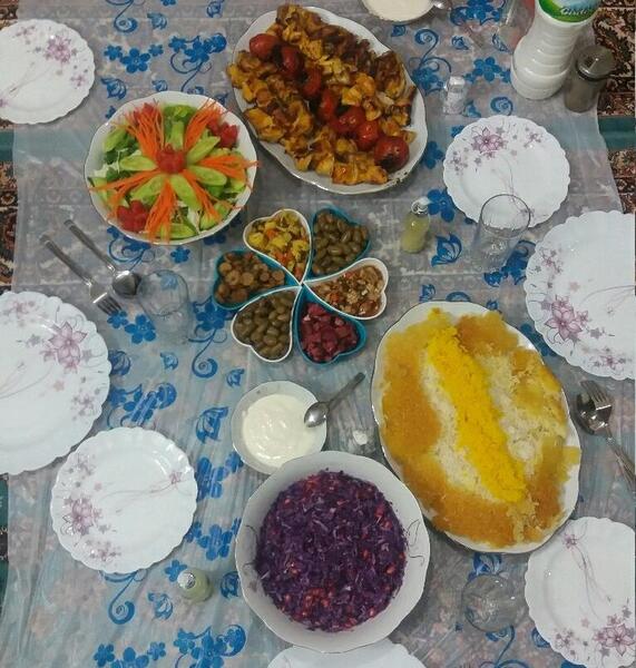 عکس غذای چهار نفره