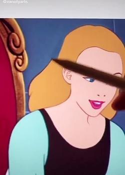 عکس نقاشی صورت سیندرلا
