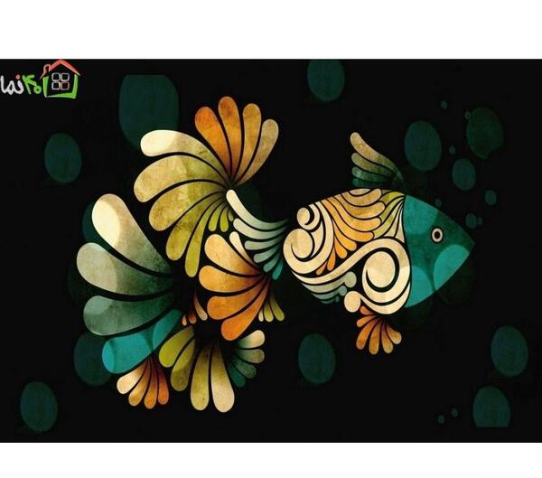 عکس نقاشی مدرن هندسی