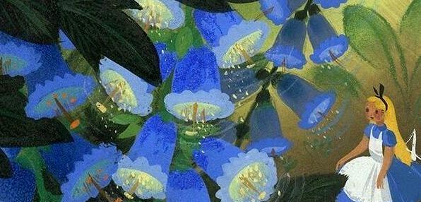 عکس نقاشی گل خیالی