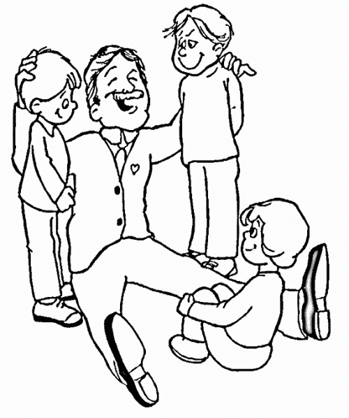 عکس روز پدر نقاشی