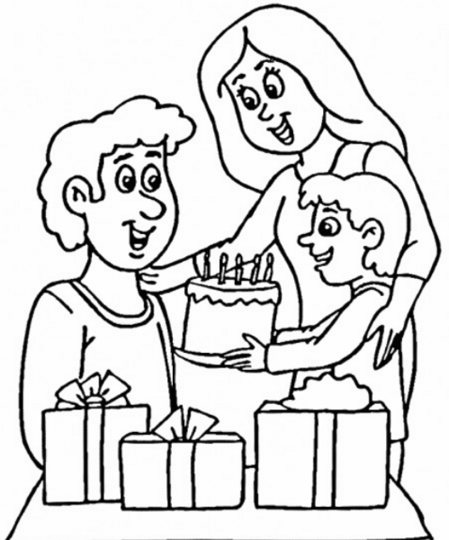 عکس روز پدر نقاشی
