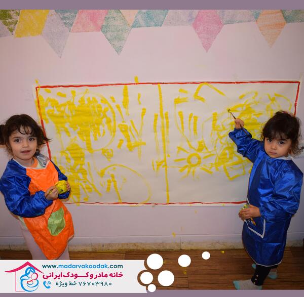 عکس کلاس خلاقیت کودکان