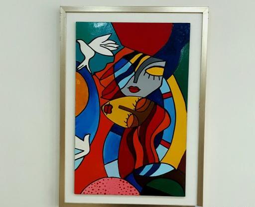 عکس نقاشی مدرن انتزاعی