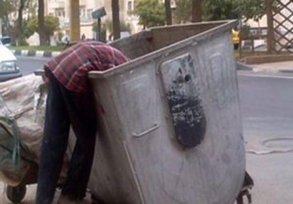 عکس کودک زباله گرد