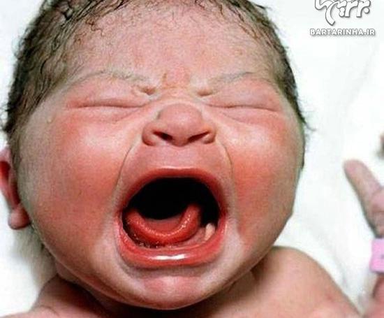 عکس کودک تازه متولد شده