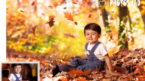 عکس آتلیه پاییزی