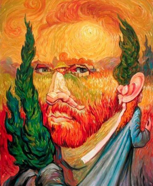 عکس نقاشی صورت طبیعی