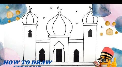 عکس نقاشی های زیبا مسجد