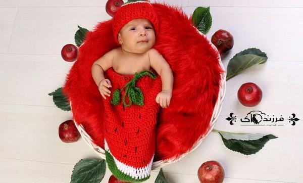عکس آتلیه کودک یلدایی