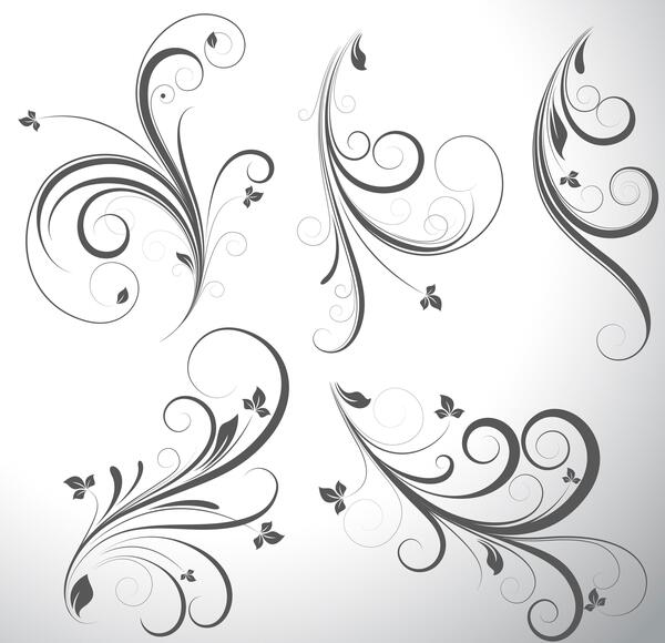 عکس نقاشی گل سیاه سفید