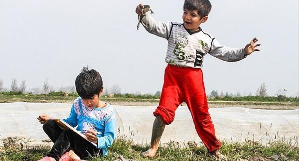 عکس کودک روستایی