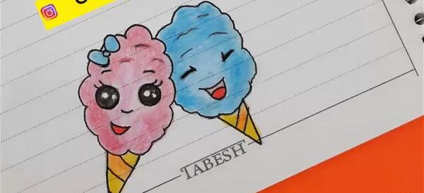 عکس نقاشی ساده برای دفتر مشق