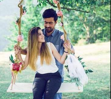 عکس آتلیه اسپرت عروس داماد