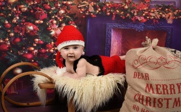 عکس آتلیه کودک کریسمس