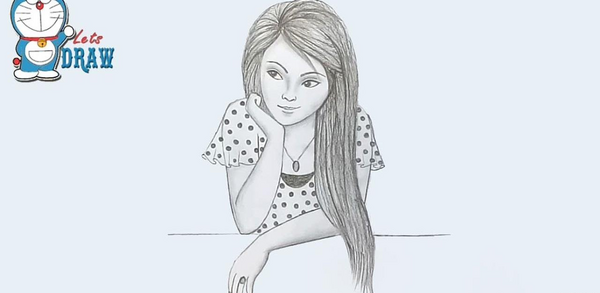 عکس نقاشی دخترانه گام به گام