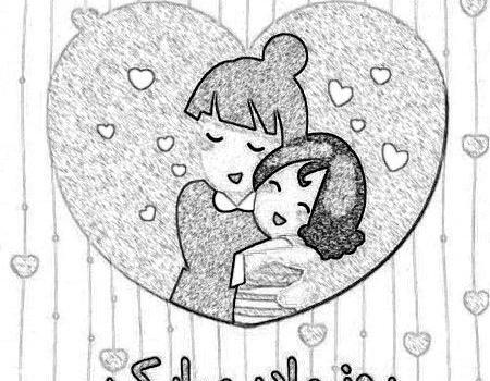 عکس نقاشی روز مادر