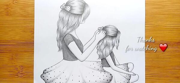عکس نقاشی روز مادر
