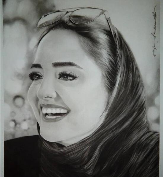 عکس نقاشی سیاه قلم هنرمندان