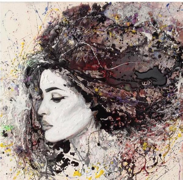عکس نقاشی صورت زنانه