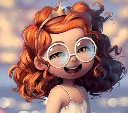 عکس شخصیت کارتونی زیبا
