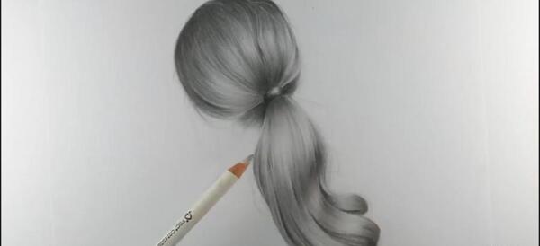 عکس نقاشی سیاه قلم مو