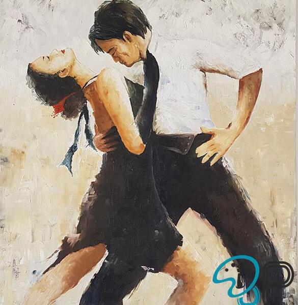 عکس نقاشی مدرن عاشقانه