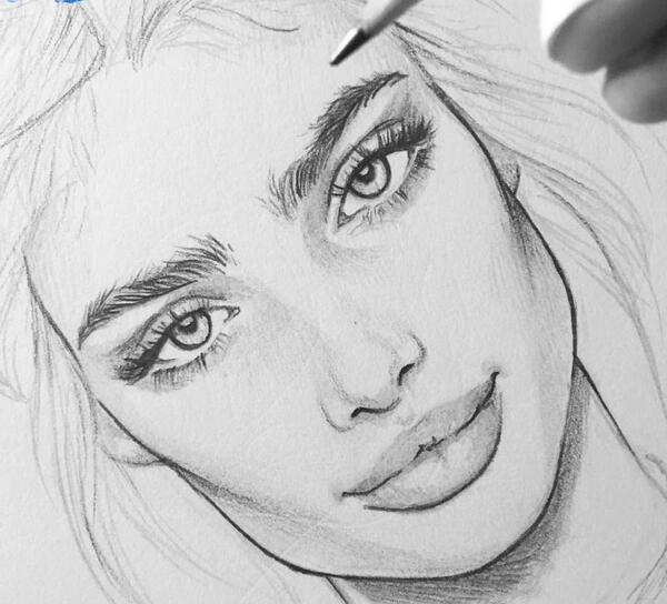 عکس نقاشی چهره طراحی
