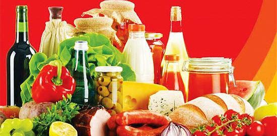 عکس پرچم ایران با مواد غذایی