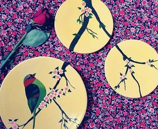 عکس چند طرح برای نقاشی روی سفال