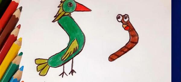 عکس نقاشی ساده با حرف ذ