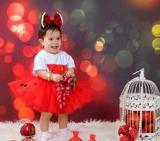 عکس آتلیه شب یلدا کودک
