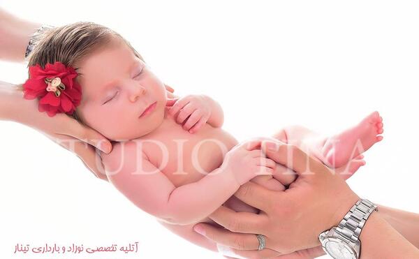 عکس آتلیه نوزاد ده روزه