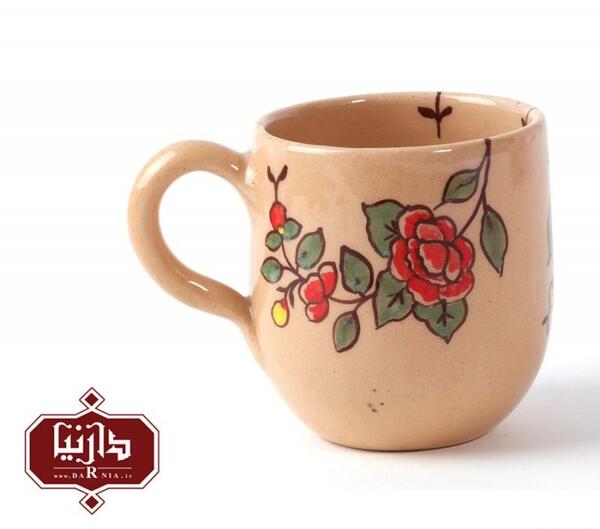 عکس طرح نقاشی روی لیوان سفالی
