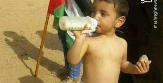 عکس کودک فلسطینی