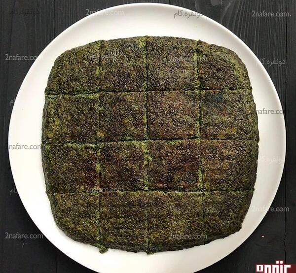 عکس کوکو سبزی خانگی