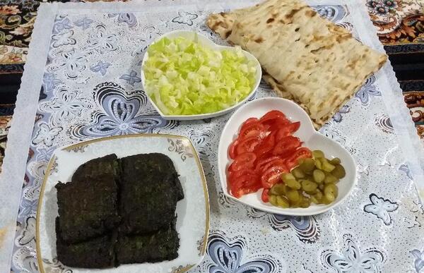 عکس کوکو سبزی خانگی