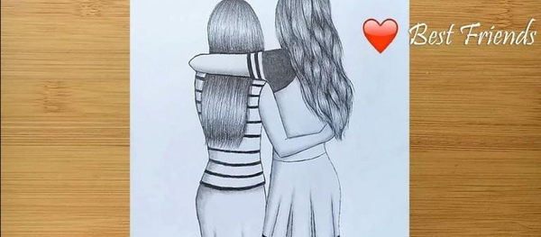 عکس نقاشی سیاه قلم رفیق