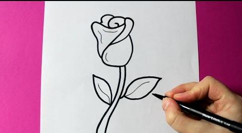 عکس نقاشی گل طبیعی ساده