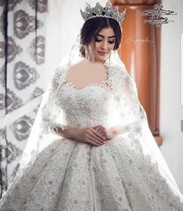 عکس عروس تنها در آتلیه