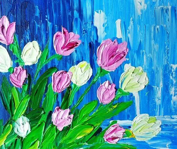 عکس قیمت نقاشی مدرن برجسته