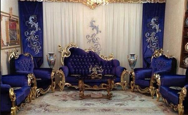 عکس چیدن مبل هفت نفره