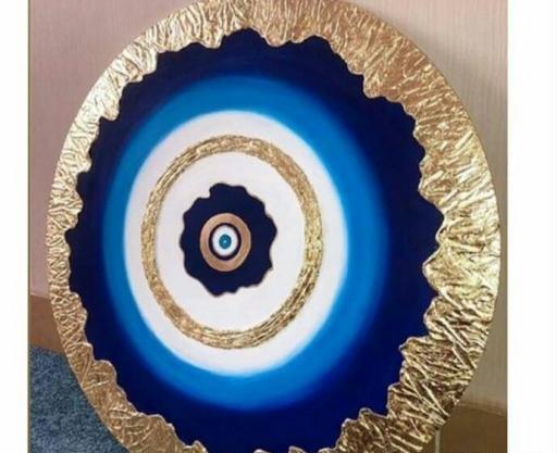 عکس نقاشی مدرن چشم نظر