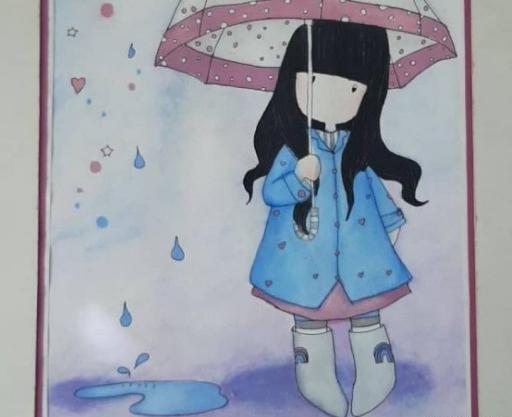 عکس طرح نقاشی کودکان با گواش